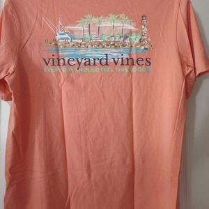Vineyard Vines SS tropical lighthouse Small